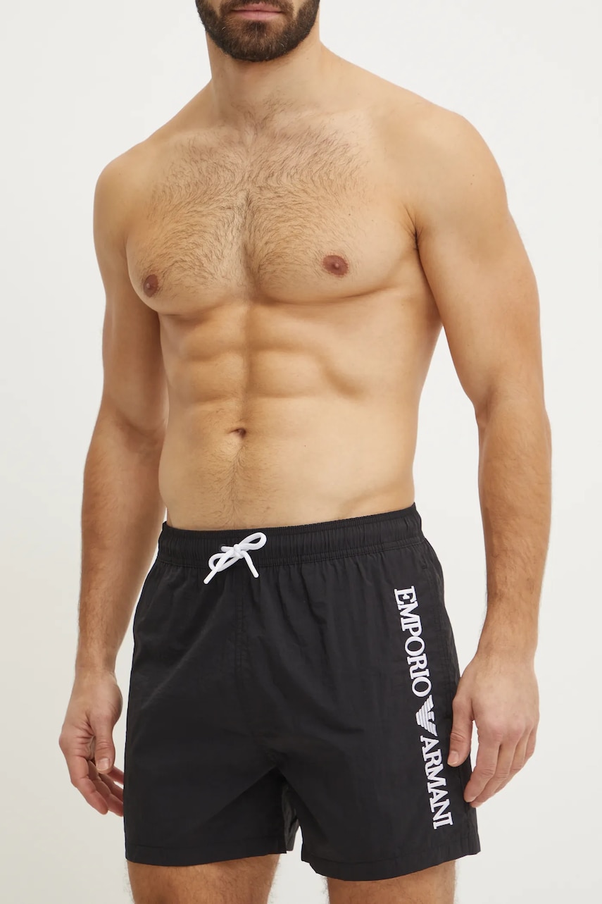 Купальные шорты Emporio Armani Underwear цвет чёрный EM000583 AF12330 Купальные шорты Emporio Armani Underwear цвет чёрный EM000583 AF12330