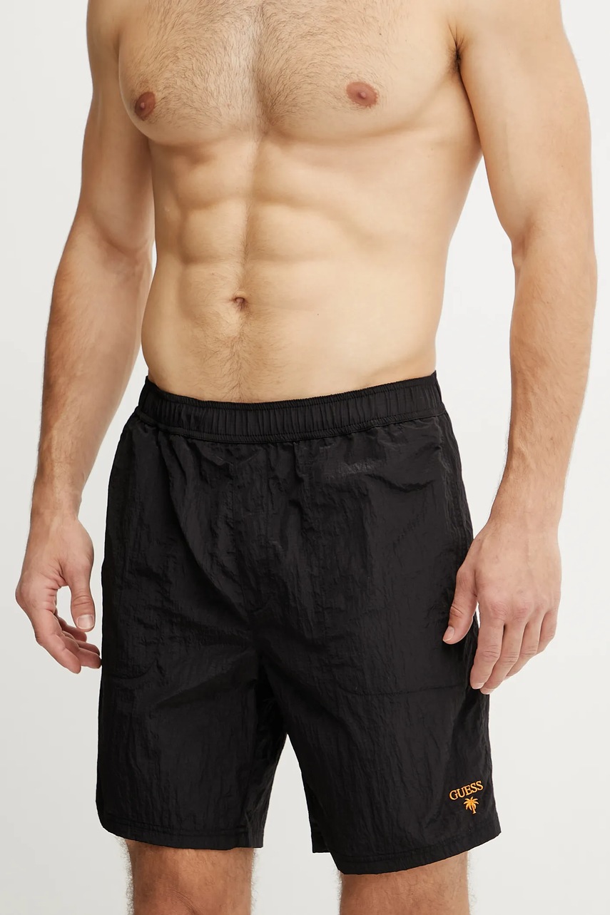 Купальные шорты Guess цвет чёрный F5GT13 WH1D2 Купальные шорты Guess цвет чёрный F5GT13 WH1D2