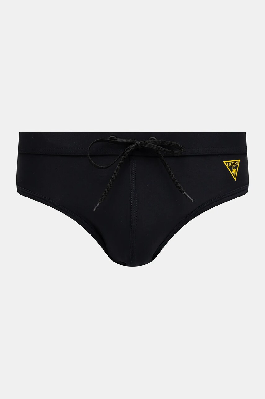Levně Plavky Guess černá barva, F5GT25 LY00K
