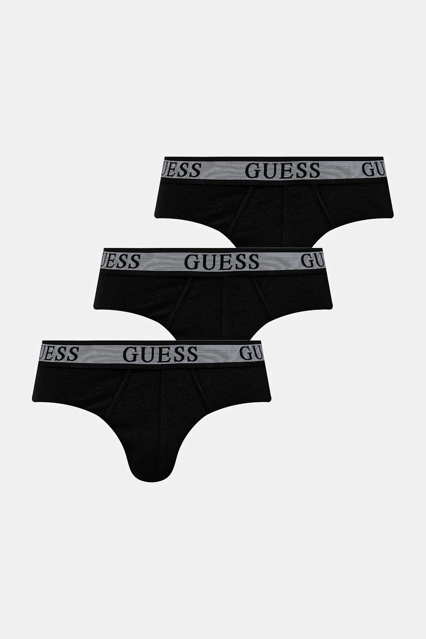 Levně Spodní prádlo Guess JOE 3-pack pánské, černá barva, U5GG09 K6YW1