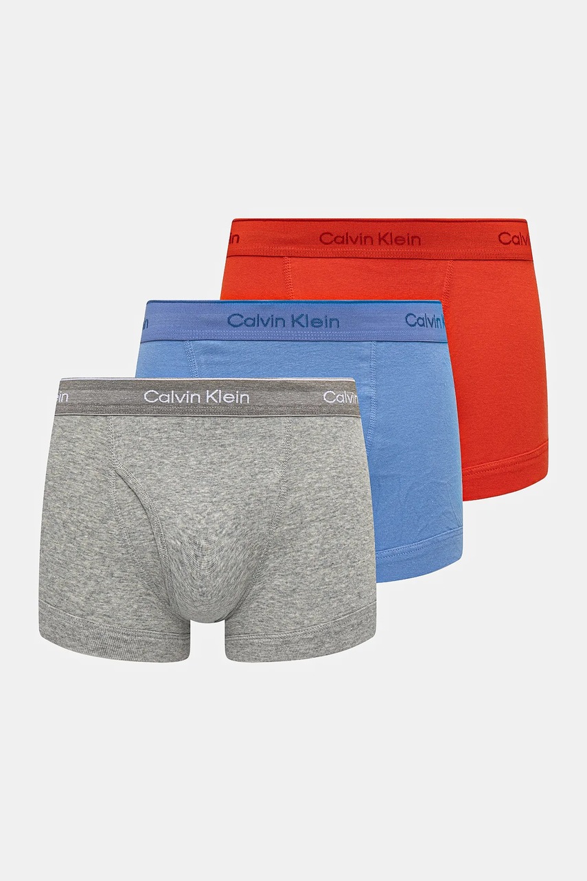 

Памучни боксерки Calvin Klein Underwear (3 чифта) в червено 000NB4002A, Червен