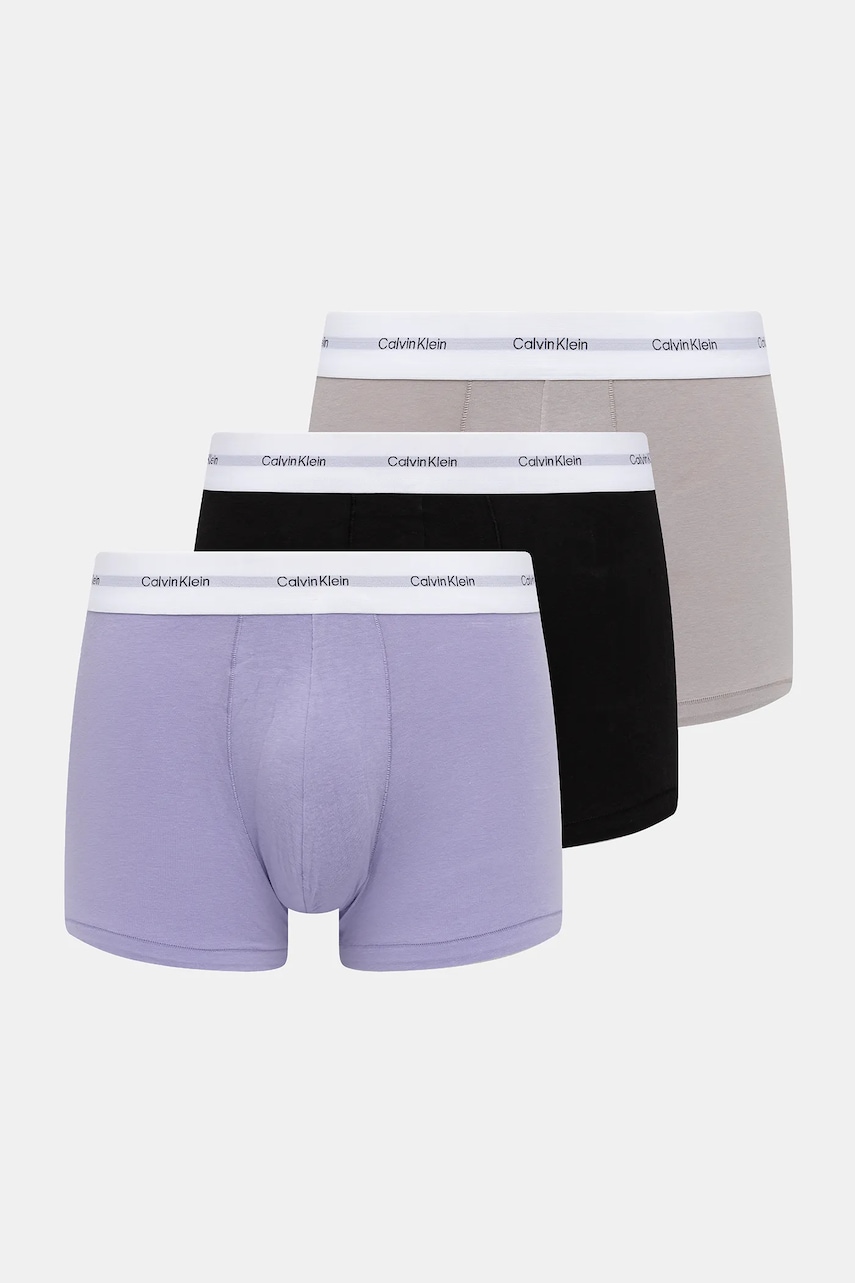 Levně Boxerky Calvin Klein Underwear 3-pack pánské, bílá barva, LV00NB4263
