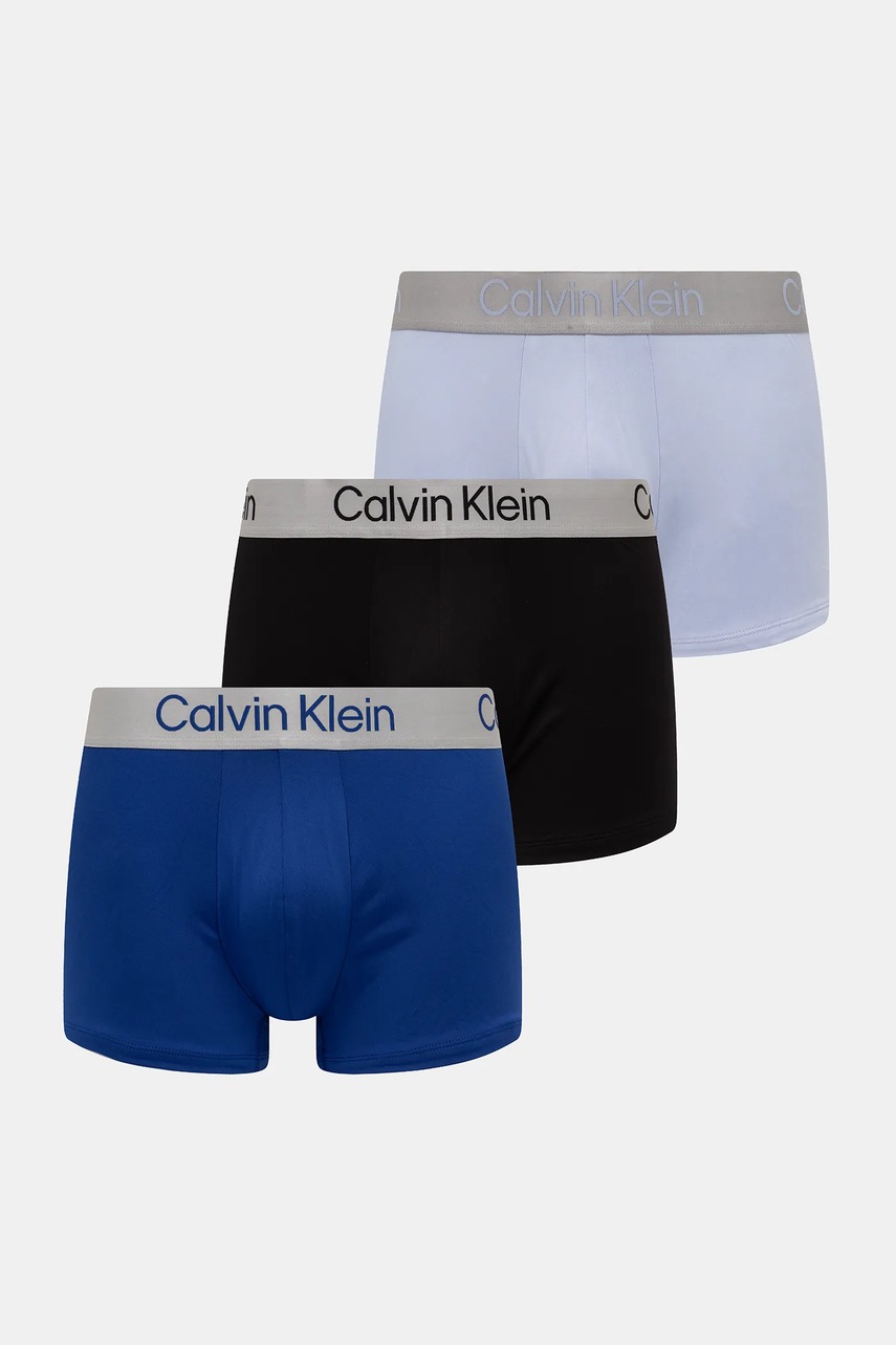 Levně Boxerky Calvin Klein Underwear 3-pack pánské, oranžová barva, LV00NB4269