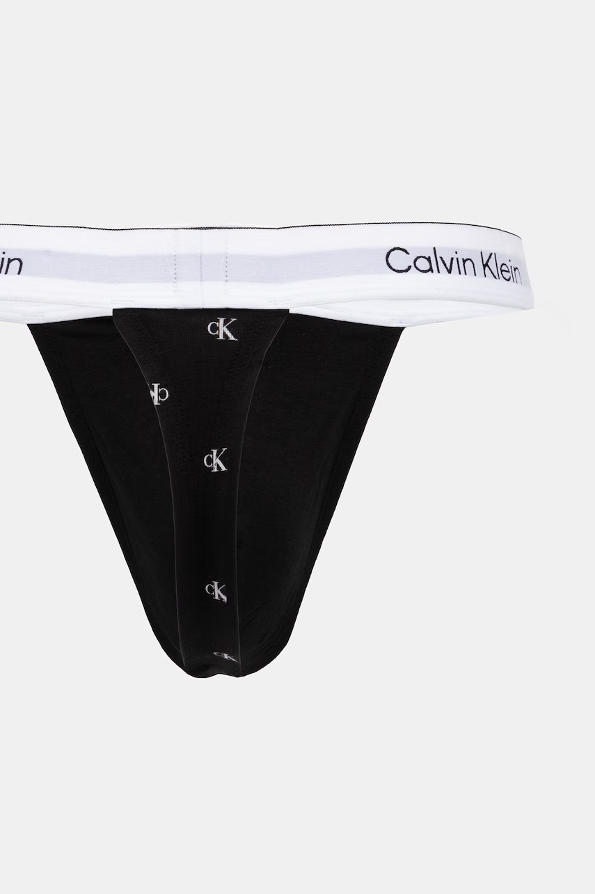 Calvin Klein Underwear tangá pánske bavlnené s elastanom 3-pak