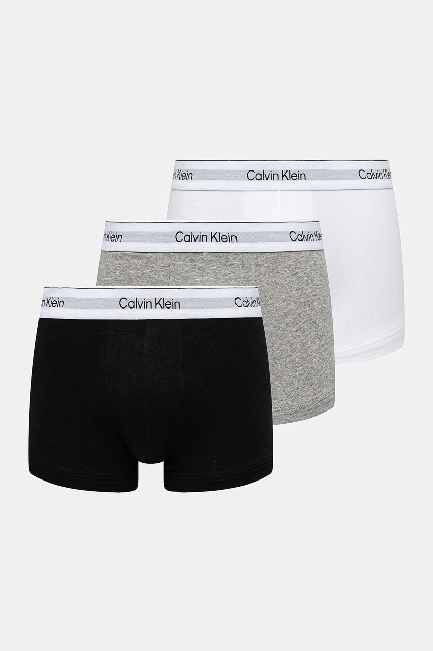 

Памучни боксерки Calvin Klein Underwear (3 чифта) в бяло LV00NB4389, Бял