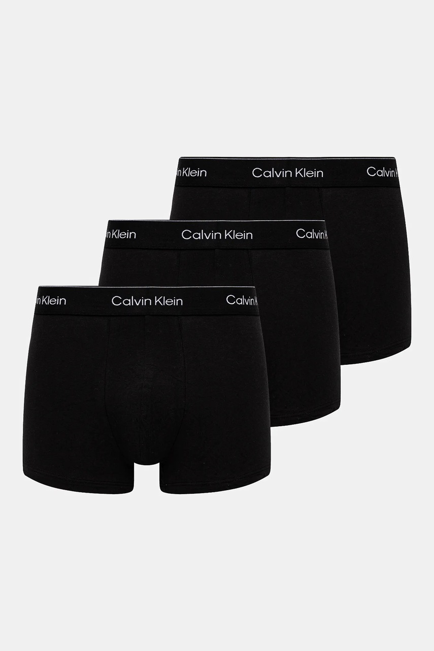 Levně Boxerky Calvin Klein Underwear 3-pack pánské, černá barva, LV00NB4392