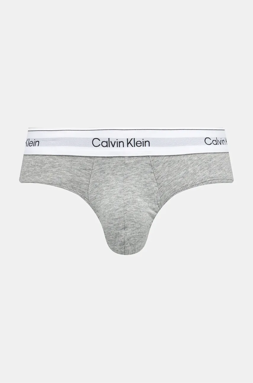 Слипы Calvin Klein Underwear 3 шт мужские цвет серый LV00NB4388 Слипы Calvin Klein Underwear 3 шт мужские цвет серый LV00NB4388