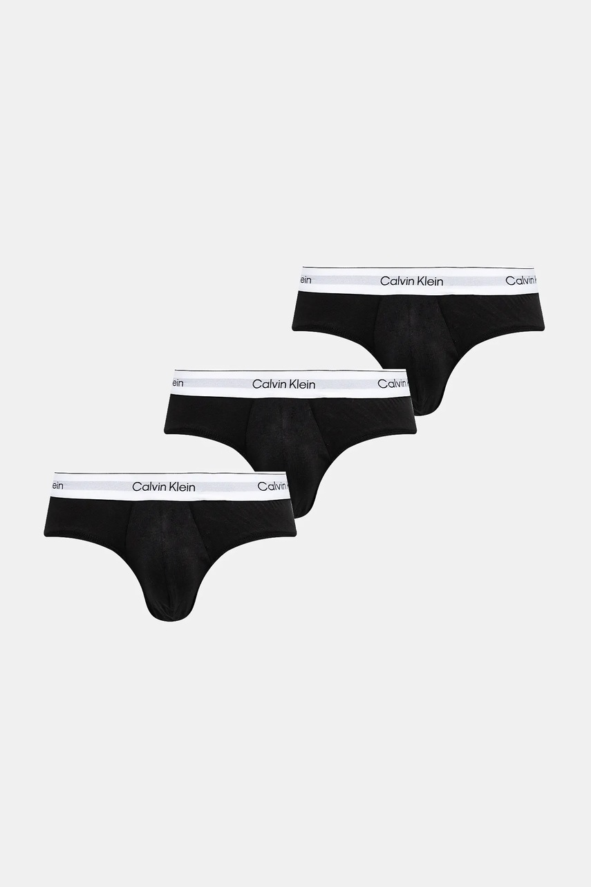 

Слипове Calvin Klein Underwear (3 чифта) в черно LV00NB4388, Черен