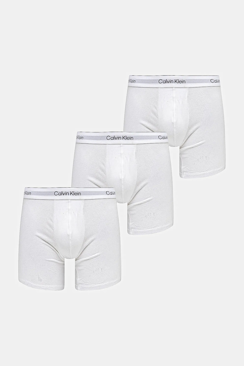 Levně Boxerky Calvin Klein Underwear 3-pack pánské, modrá barva, LV00NB4394