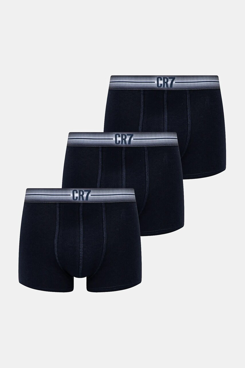 CR7 Cristiano Ronaldo boxeri 3-pack bărbați, culoarea bleumarin, 8100-4900-2762