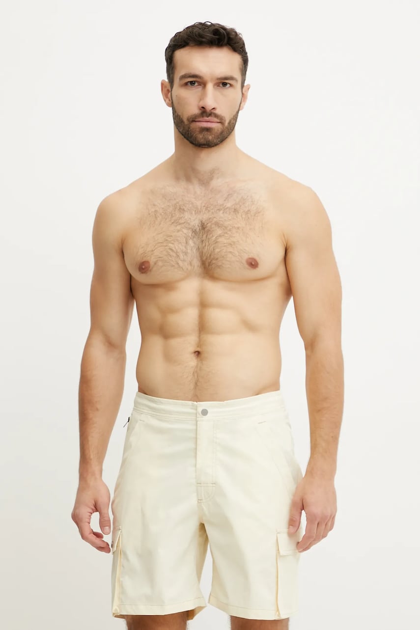 OAS pantaloni scurti de baie culoarea galben, 5401 OAS pantaloni scurti de baie culoarea galben, 5401