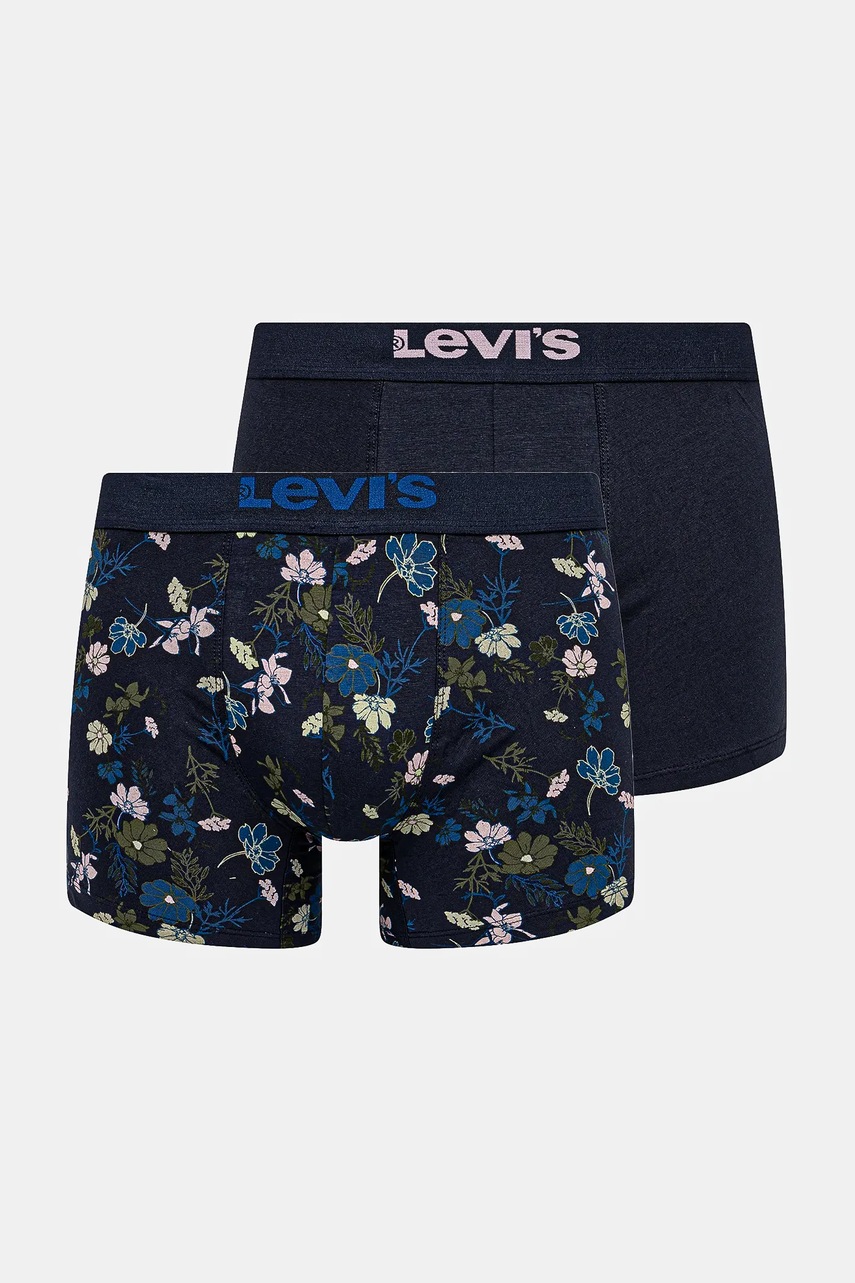 Levi\'s boxeri 2-pack culoarea albastru marin, 37149-1103
