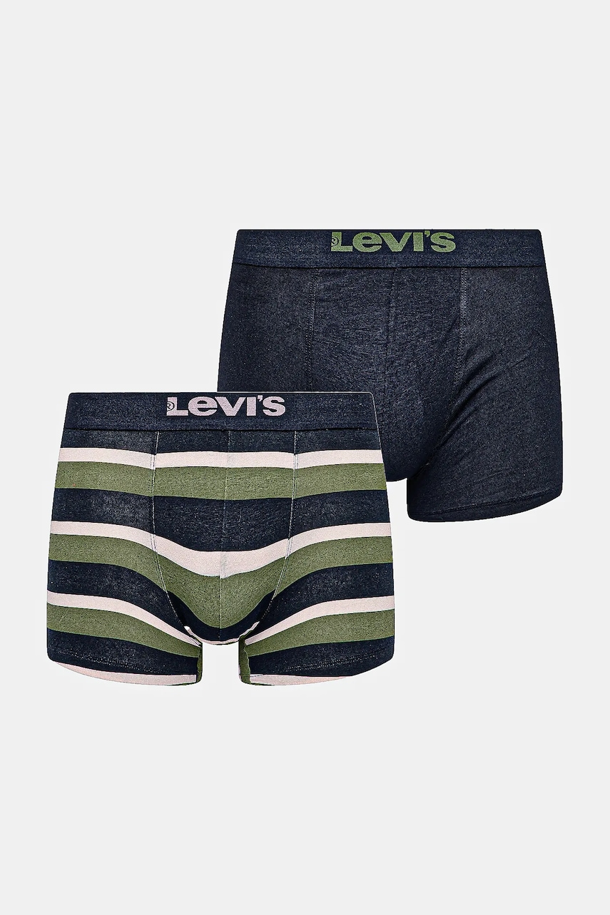 Levi's boxeri 2-pack culoarea bleumarin, 37149-1110