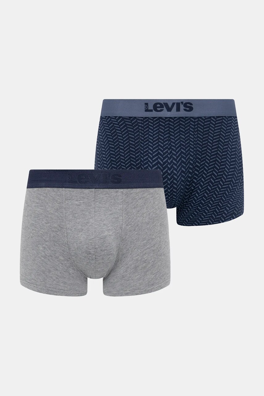 Levi\'s boxeri 2-pack culoarea bleumarin, 37149-1112