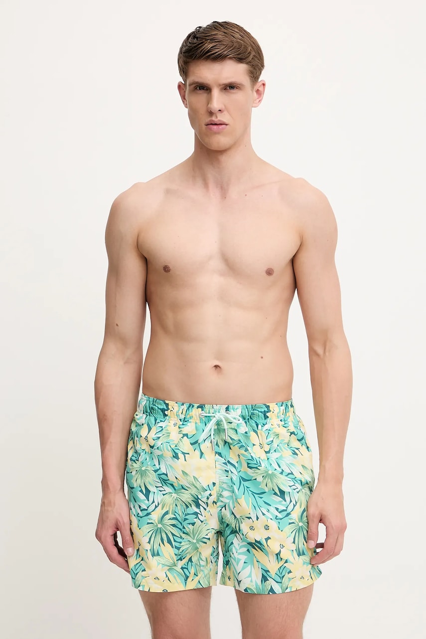 Gant pantaloni scurți de baie culoarea turcoaz, 922516004