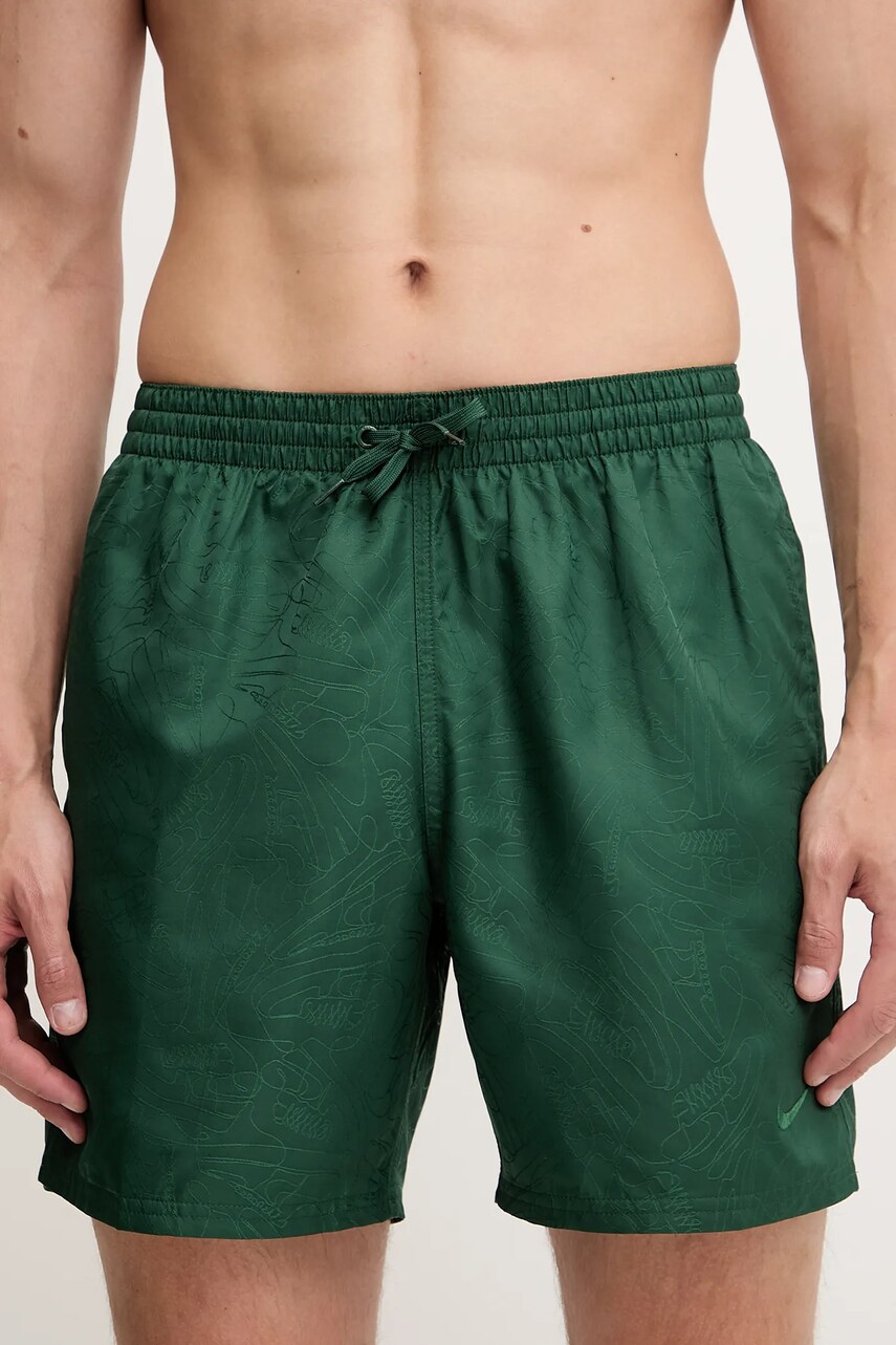 Nike pantaloni scurti de baie culoarea verde, NESSF507