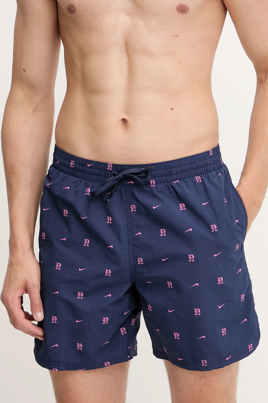Nike pantaloni scurți de baie culoarea bleumarin, NESSF518