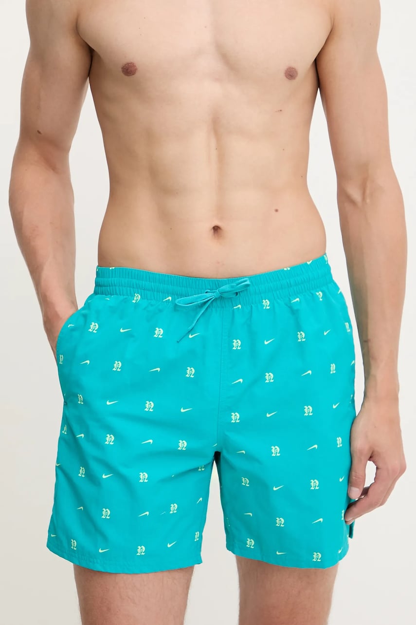 Nike pantaloni scurți de baie culoarea turcoaz, NESSF518