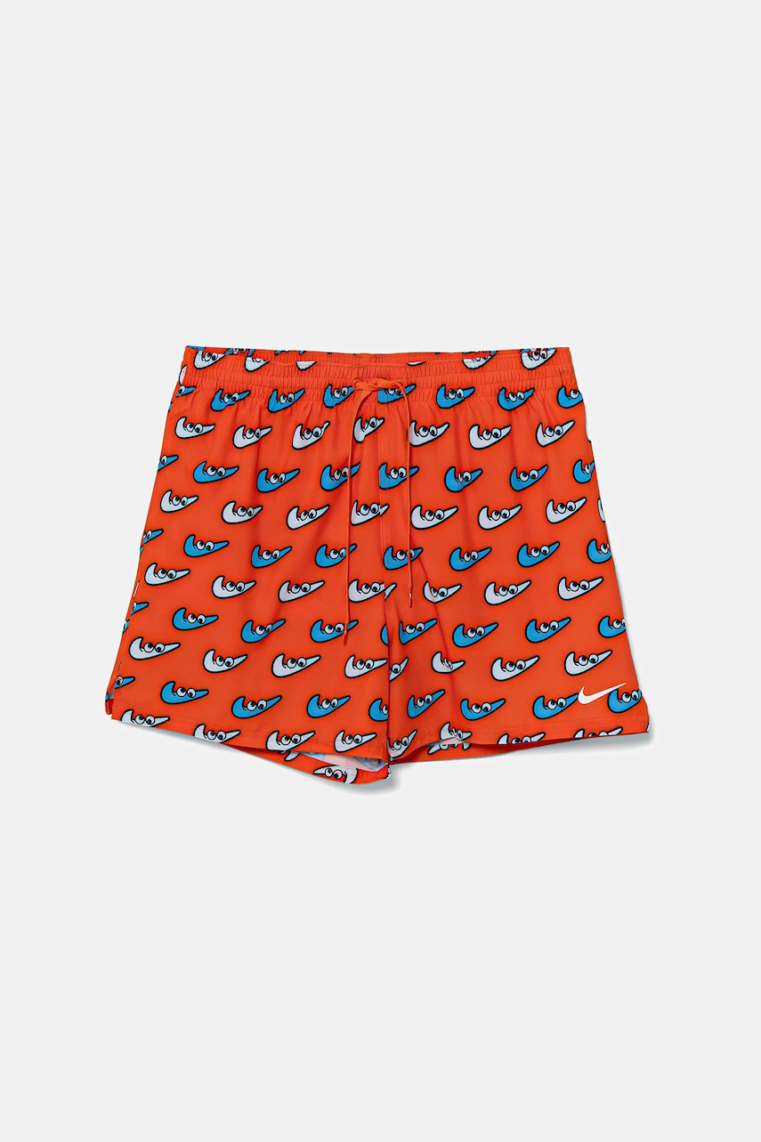 Nike pantaloni scurți de baie culoarea portocaliu, NESSF553