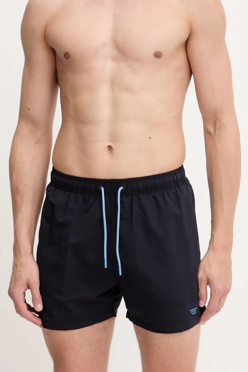 Купальные шорты Emporio Armani Underwear цвет синий EM000583 AF12334 Купальные шорты Emporio Armani Underwear цвет синий EM000583 AF12334