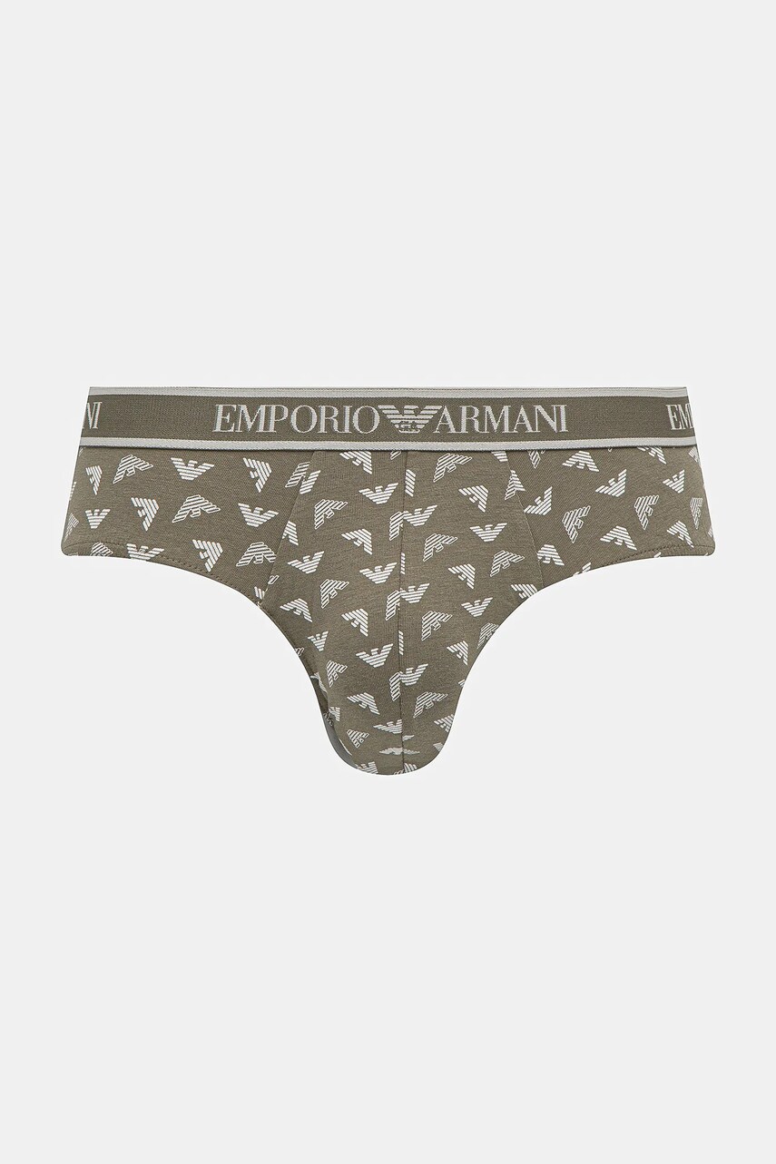 Emporio Armani Underwear slip 3-pack barbati, culoarea negru, EM000369 AF10779