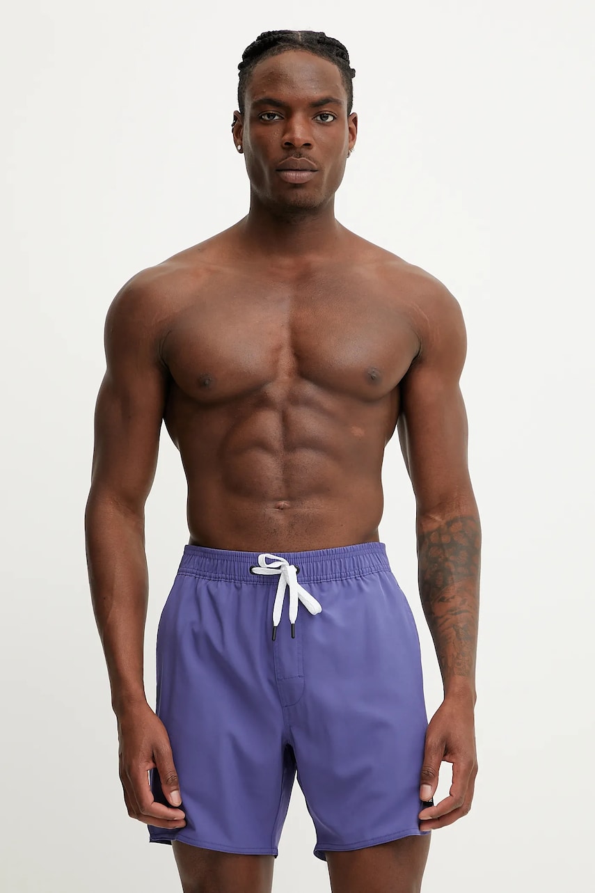 Picture pantaloni scurți de baie Piau 15 culoarea violet, MBS0076