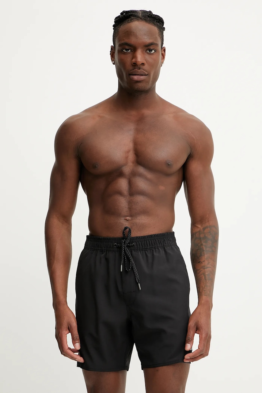 Picture pantaloni scurți de baie Piau 15 culoarea negru, MBS0076 Picture pantaloni scurți de baie Piau 15 culoarea negru, MBS0076