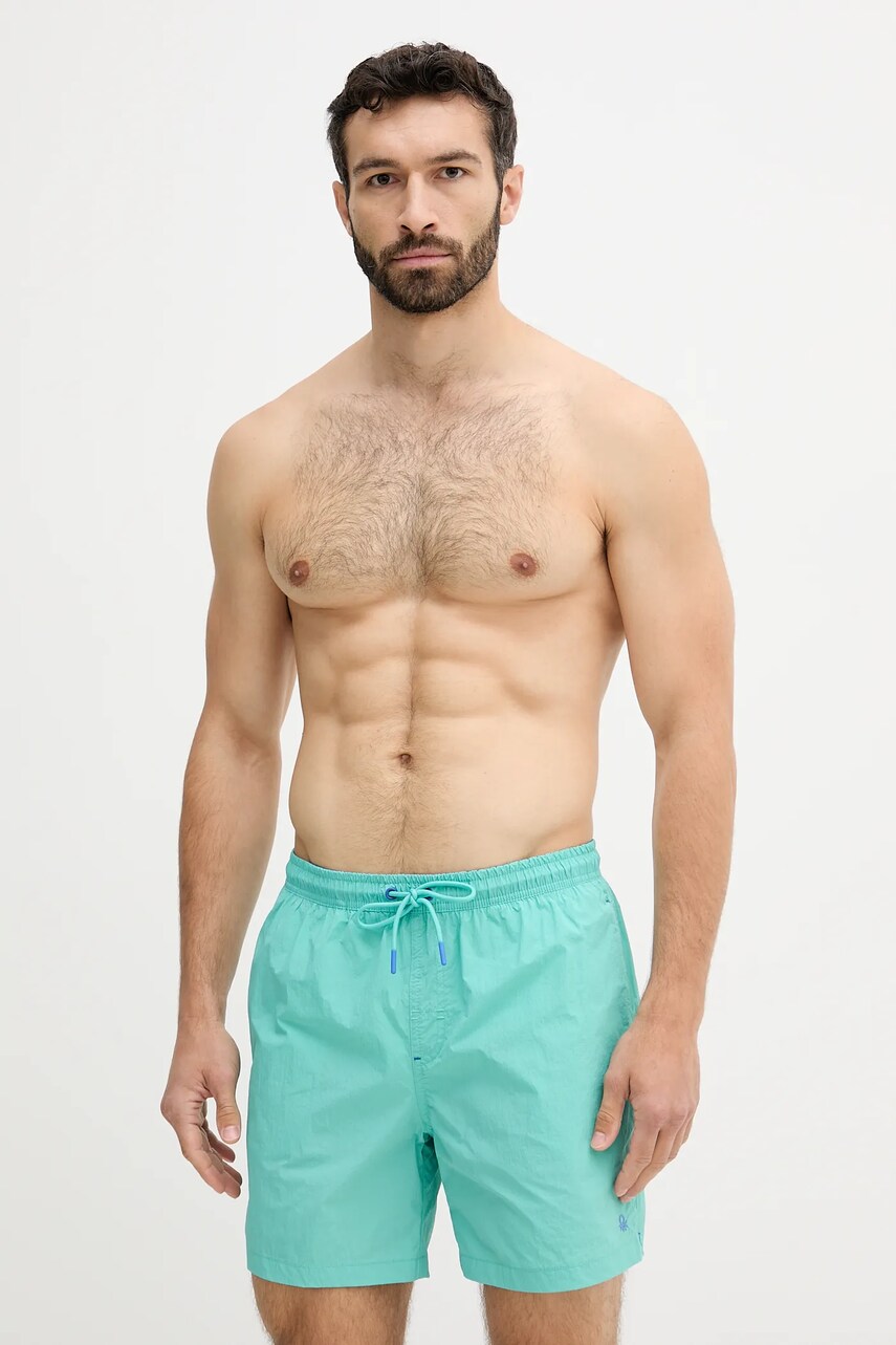 United Colors of Benetton pantaloni scurți de baie culoarea turcoaz, 5YLF6X00V
