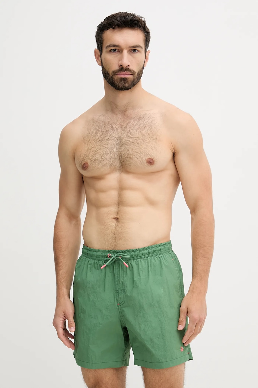 United Colors of Benetton pantaloni scurți de baie culoarea verde, 5YLF6X00V