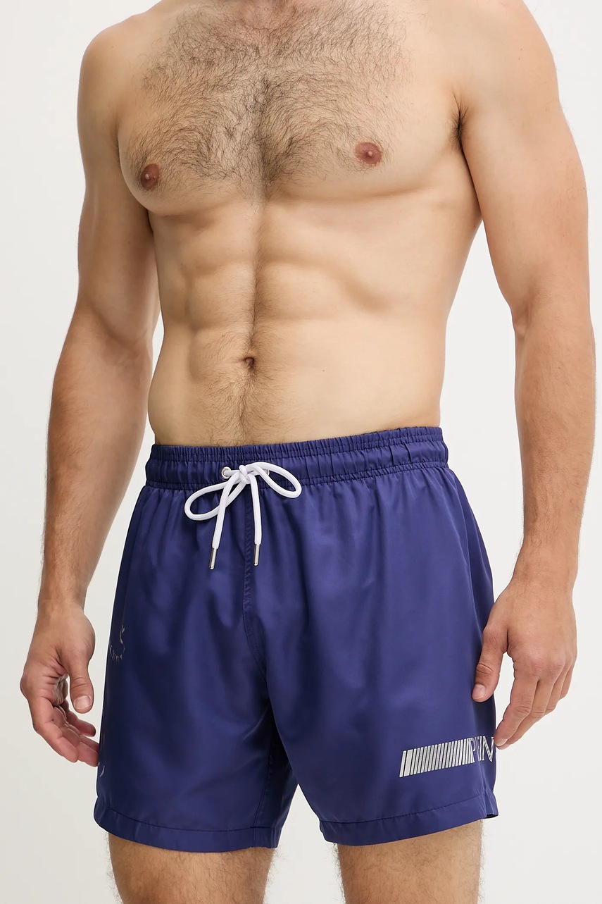 Μαγιό PLEIN SPORT χρώμα: ναυτικό μπλε, PS25MBM02 φωτογραφία