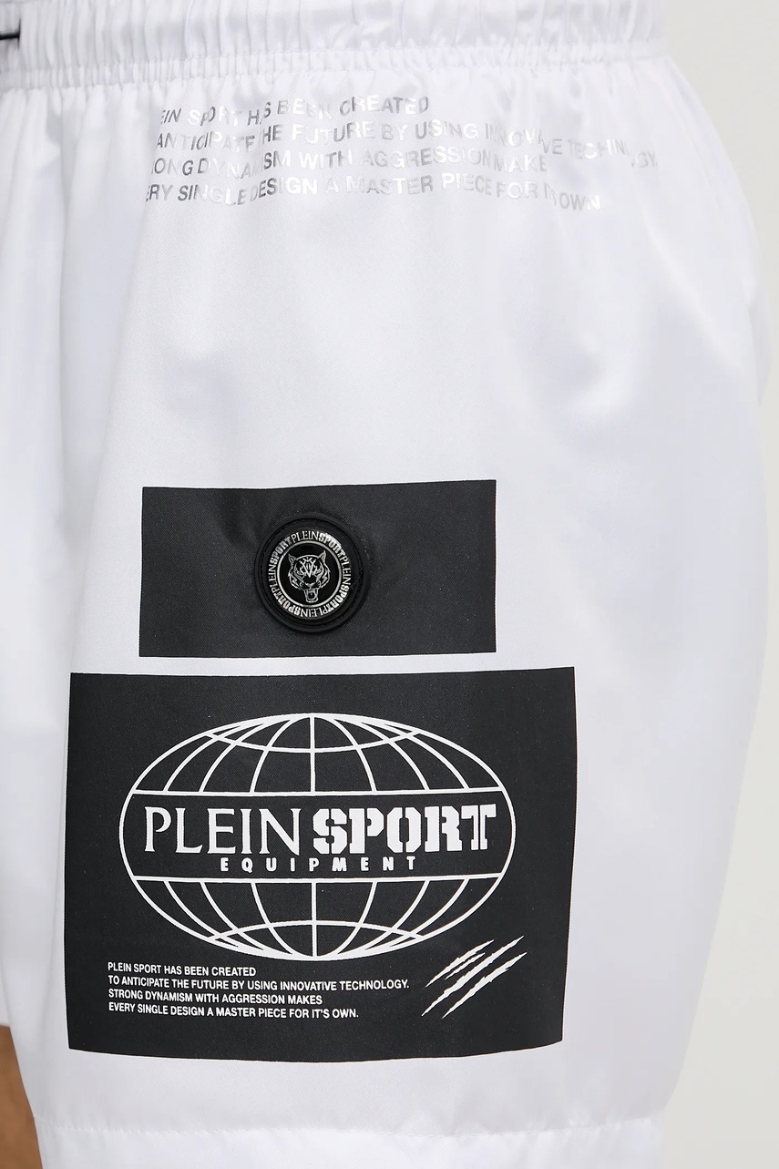 Μαγιό PLEIN SPORT χρώμα: άσπρο, PS25MBM05 φωτογραφία