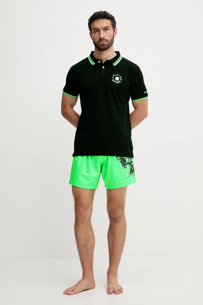 Купальные шорты PLEIN SPORT цвет зелёный PS25MBM06 Купальные шорты PLEIN SPORT цвет зелёный PS25MBM06