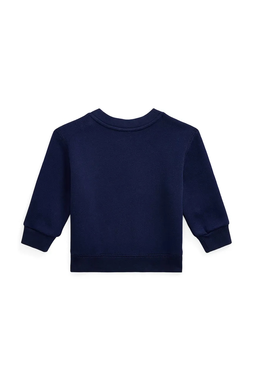 Кофта для младенцев Polo Ralph Lauren цвет синий с принтом 320975028001 Кофта для младенцев Polo Ralph Lauren цвет синий с принтом 320975028001