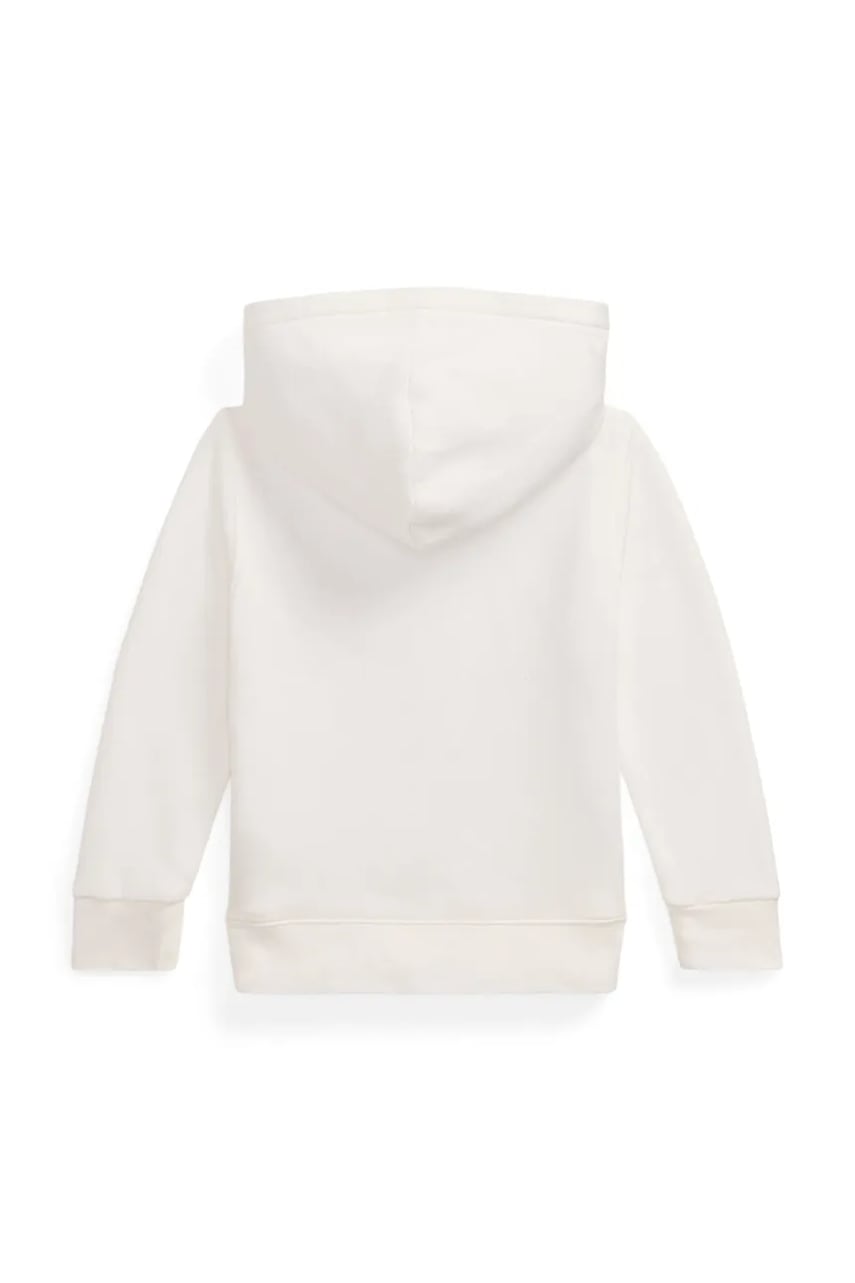 Детская кофта Polo Ralph Lauren цвет белый с капюшоном с принтом 322974848001 Детская кофта Polo Ralph Lauren цвет белый с капюшоном с принтом 322974848001