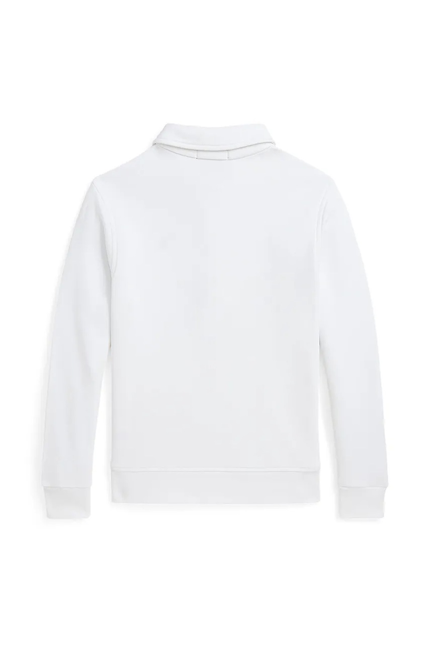 Детская кофта Polo Ralph Lauren цвет белый однотонная 323958157001 Детская кофта Polo Ralph Lauren цвет белый однотонная 323958157001