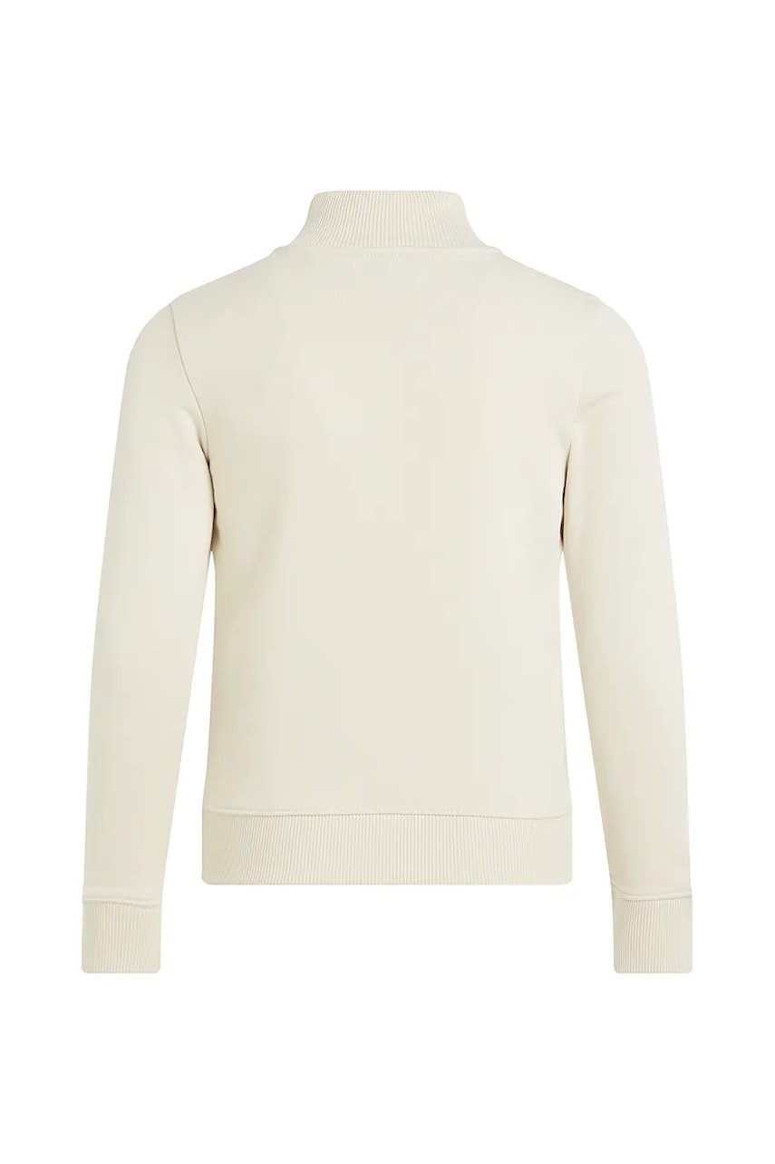 Детская кофта Calvin Klein Jeans 0 цвет бежевый однотонная IU0IU00616 Детская кофта Calvin Klein Jeans 0 цвет бежевый однотонная IU0IU00616