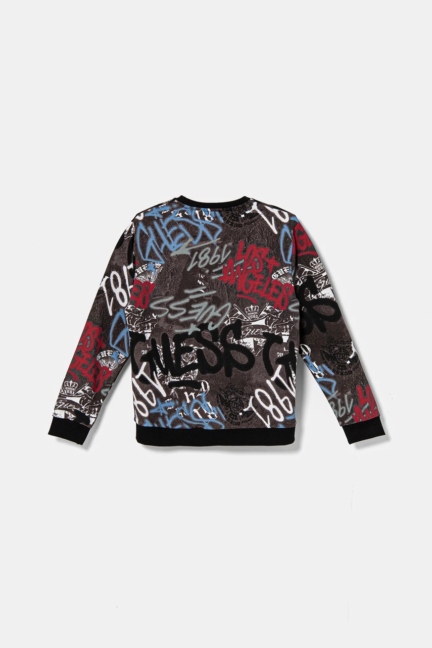 Детская хлопковая кофта Guess узор L5RQ03 KA6R4