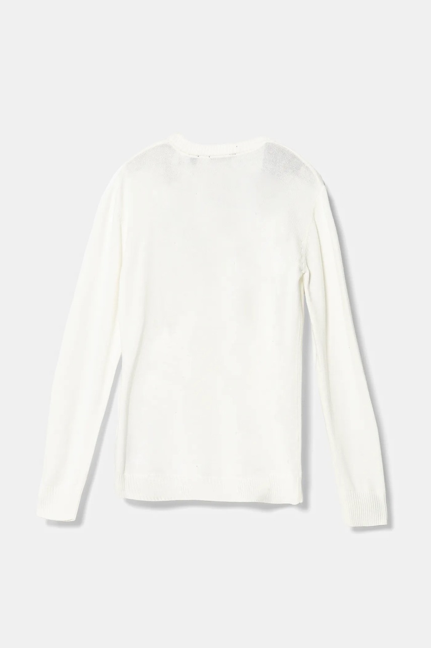 Детский свитер Guess цвет белый лёгкий L5RR01 Z2BB0