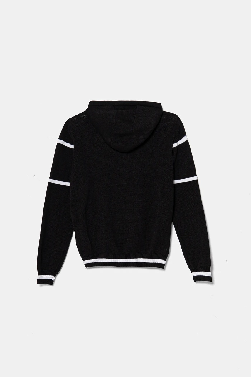 Дитячий бавовняний кардиган Guess колір чорний L5RR03 Z2NN0