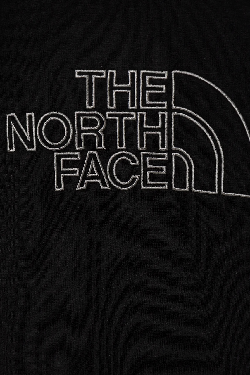 The North Face gyerek felső DREW PEAK LIGHT CREW fekete, nyomott mintás, NF0A8AXXJK31 termék 2. képe