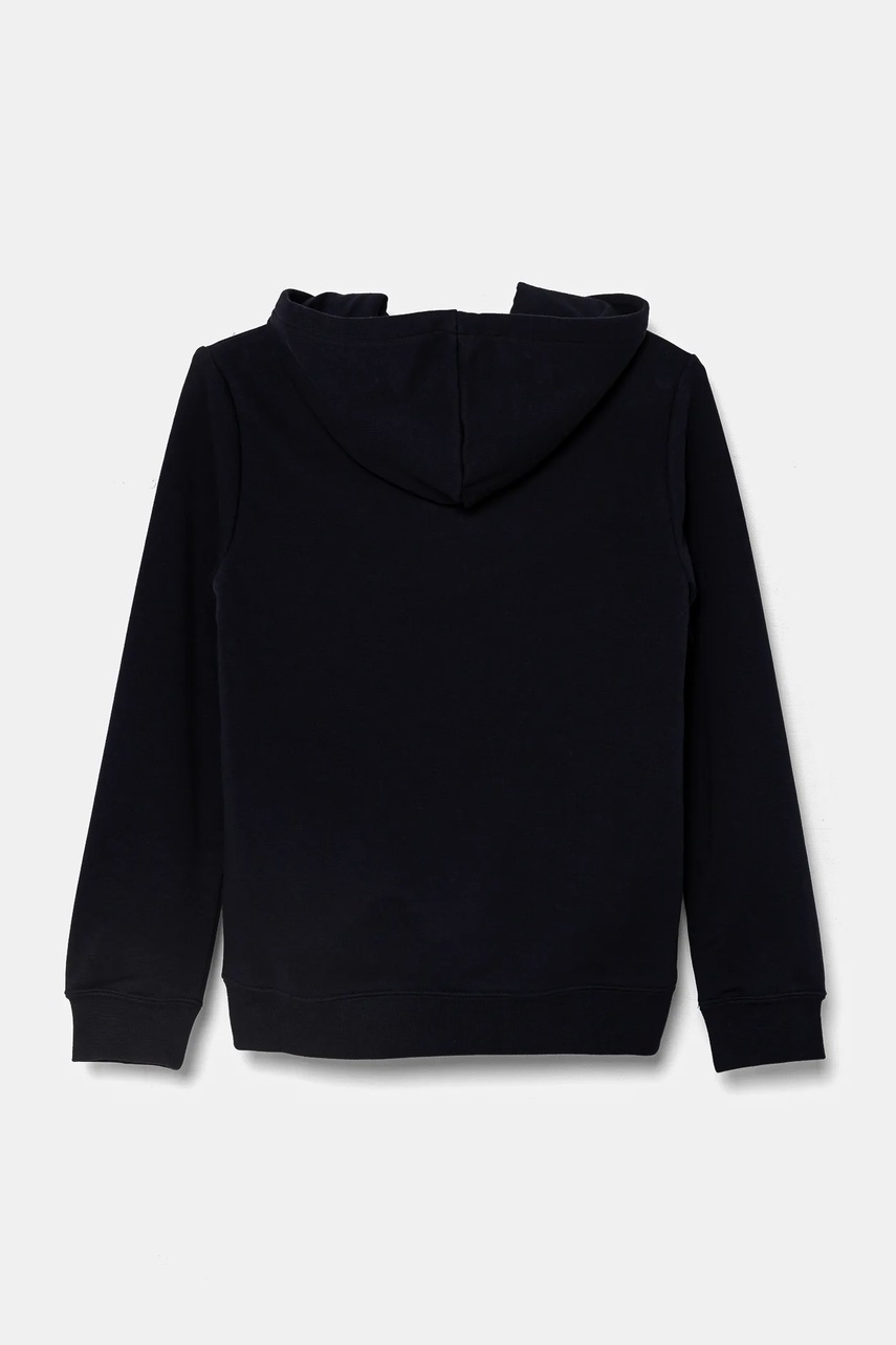 Детская кофта Puma ESS No. 1 Logo Hoodie TR цвет синий с капюшоном с принтом 684909