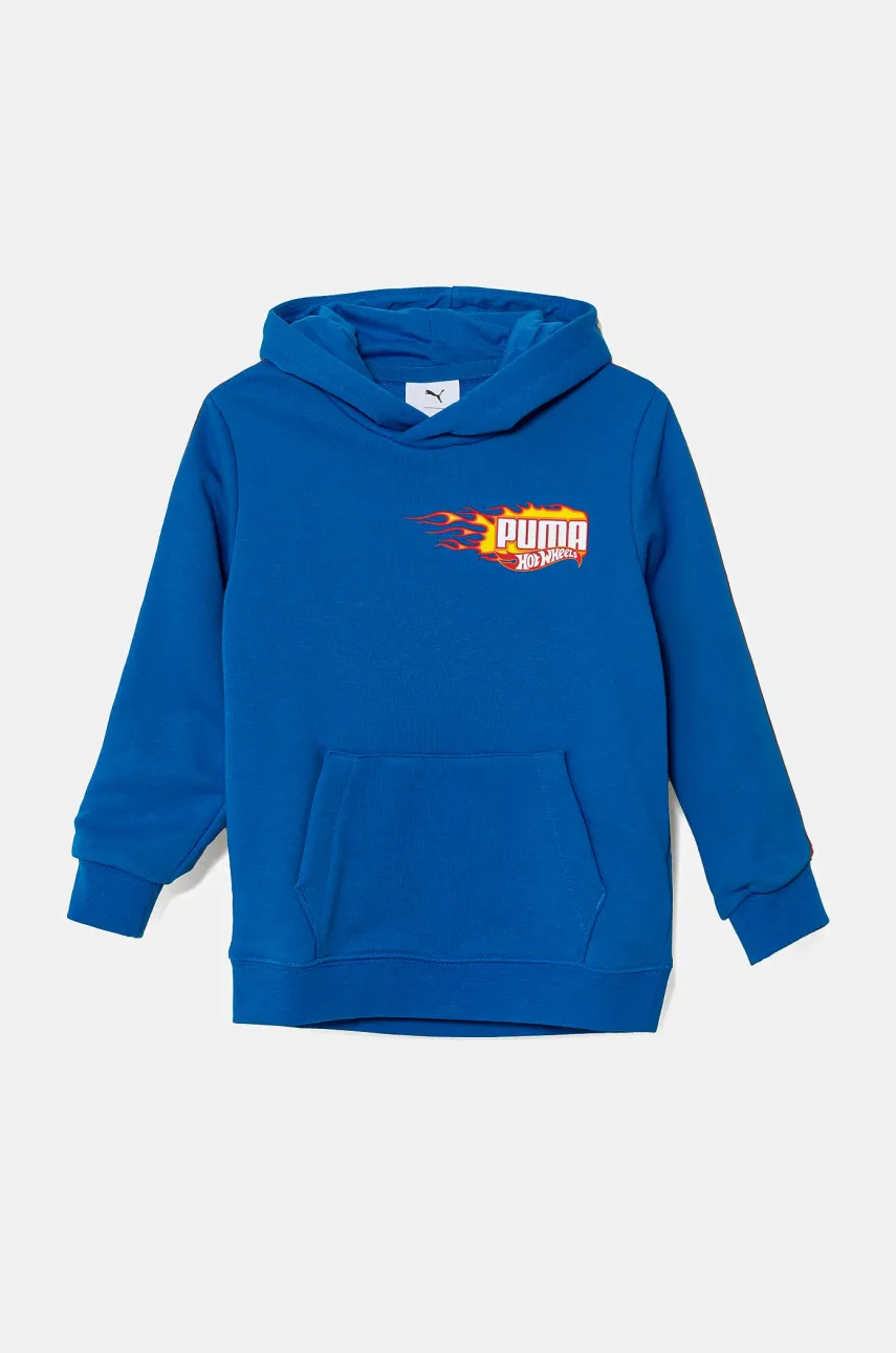 Puma bluză pentru copii X HOT WHEELS Hoodie TR cu glugă, cu imprimeu, 630071