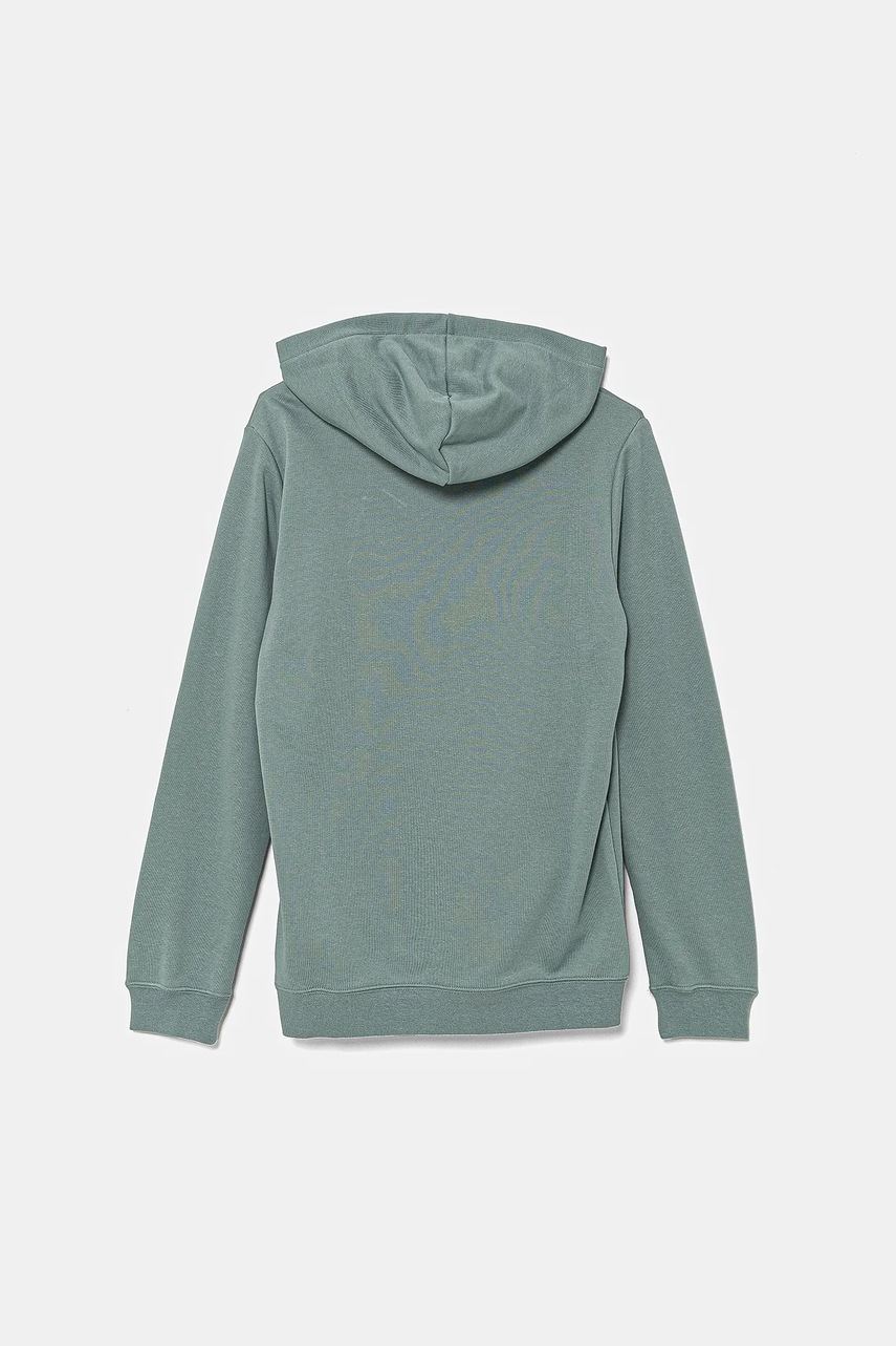 Детская кофта Puma ESS 2 COLOR No.1 Logo Hoodie TR цвет зелёный с капюшоном с принтом 685823
