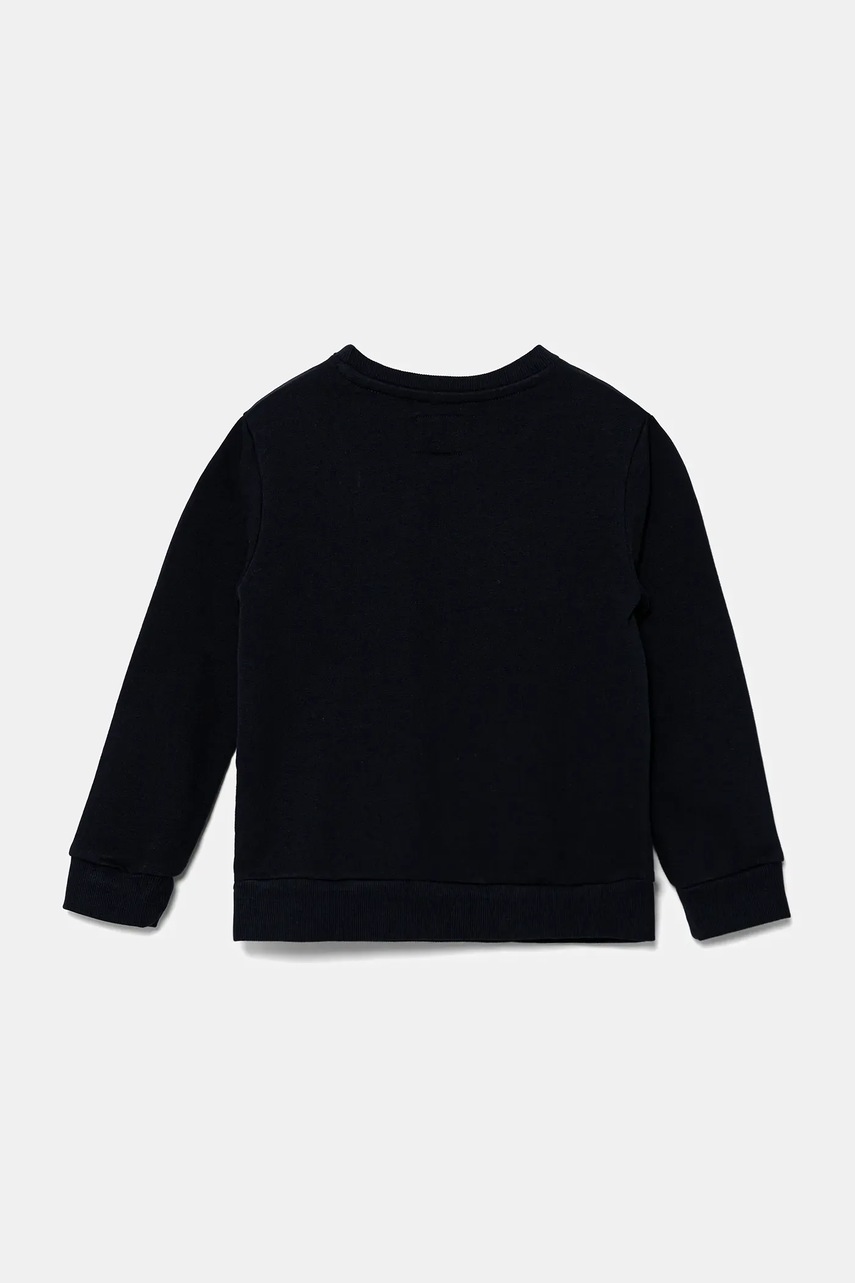 Детская хлопковая кофта Guess цвет синий с принтом N5GQ01 KA6R4