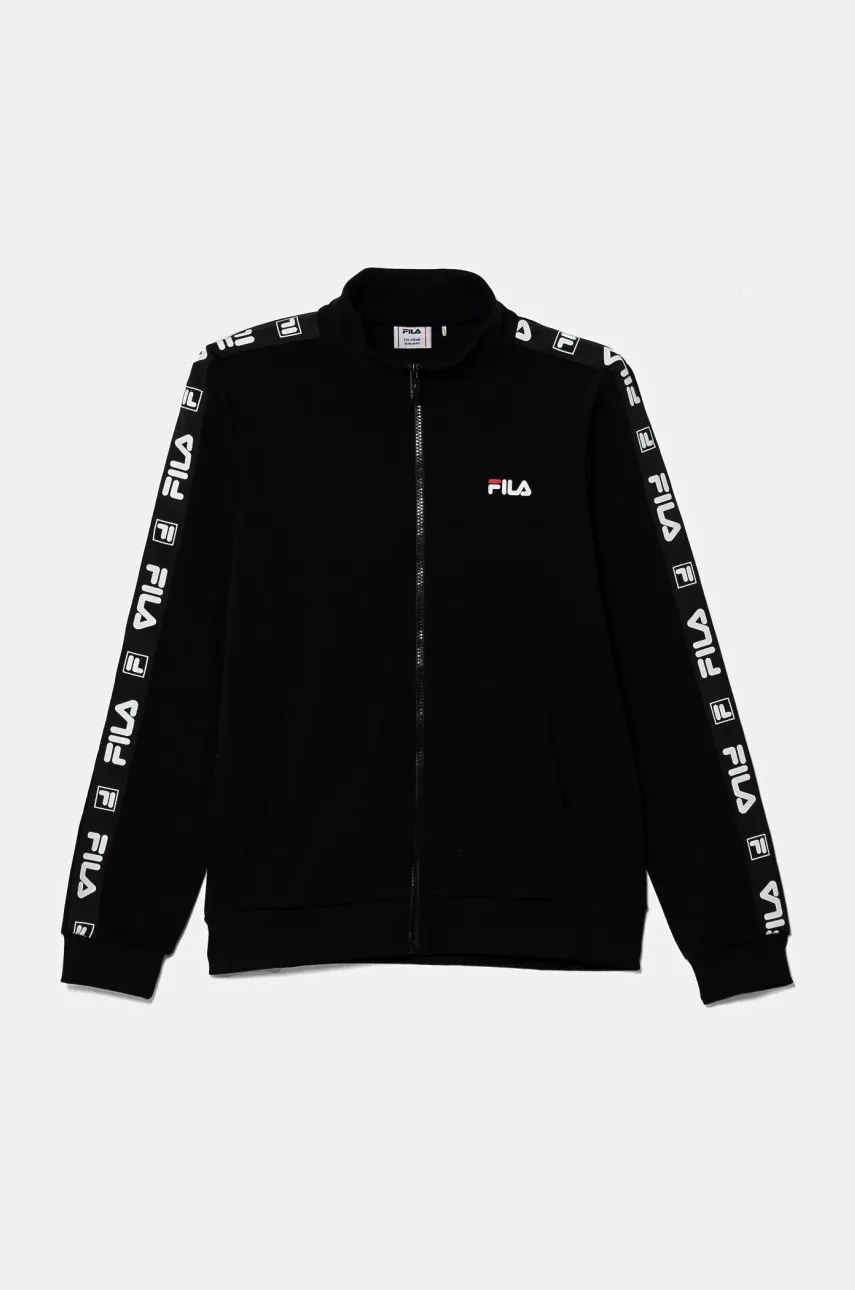 Fila bluza copii IDENHEIM culoarea negru, cu imprimeu, FAT0674