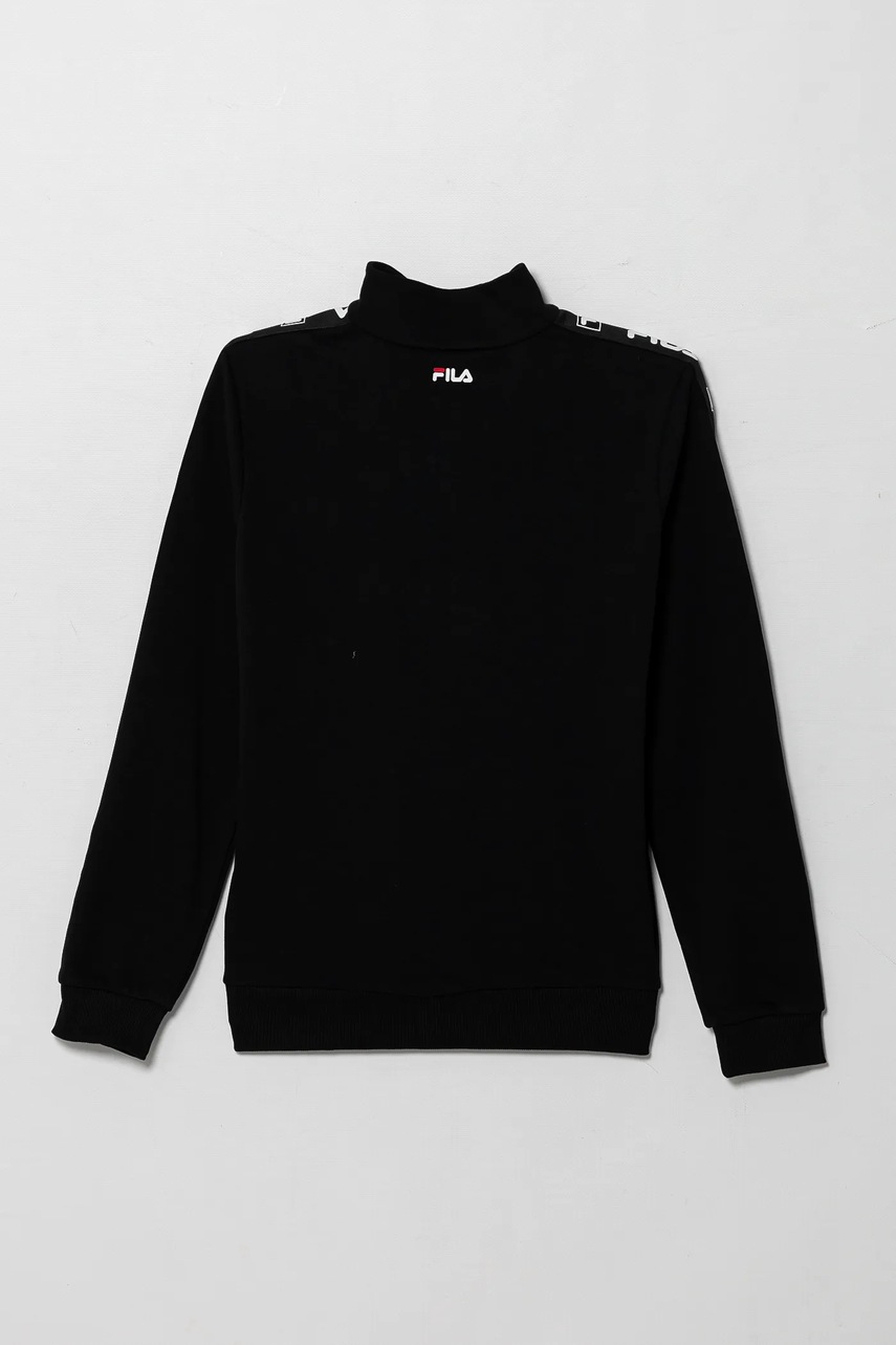 Детская кофта Fila IDENHEIM цвет чёрный с принтом FAT0674 Детская кофта Fila IDENHEIM цвет чёрный с принтом FAT0674