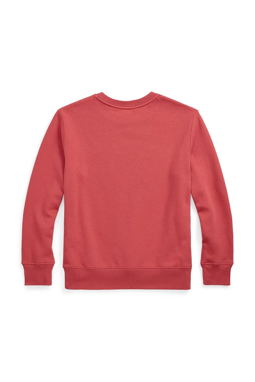 Детская кофта Polo Ralph Lauren цвет красный с принтом 323973123001 Детская кофта Polo Ralph Lauren цвет красный с принтом 323973123001