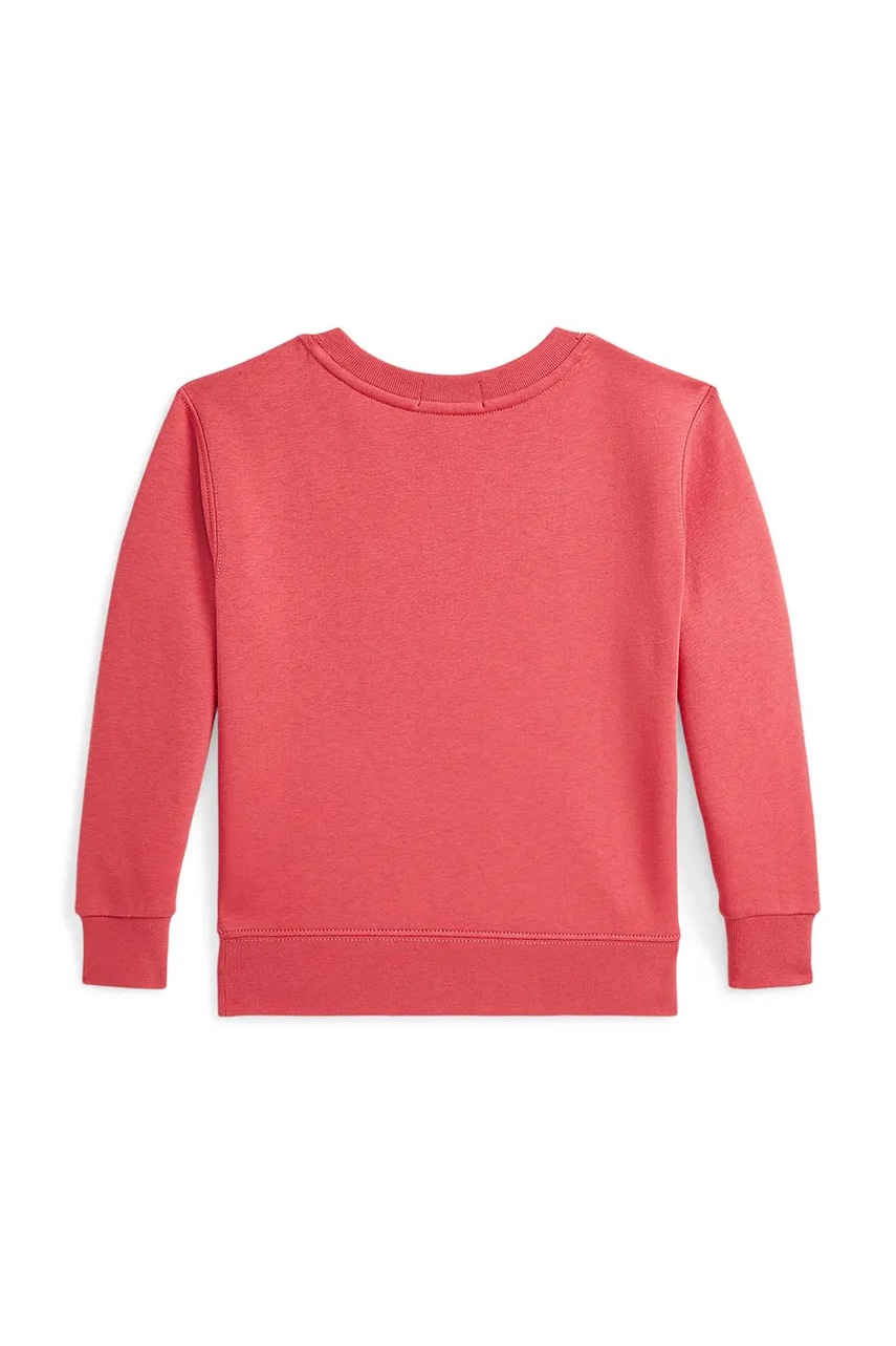 Детская кофта Polo Ralph Lauren цвет красный с принтом 322973123001 Детская кофта Polo Ralph Lauren цвет красный с принтом 322973123001