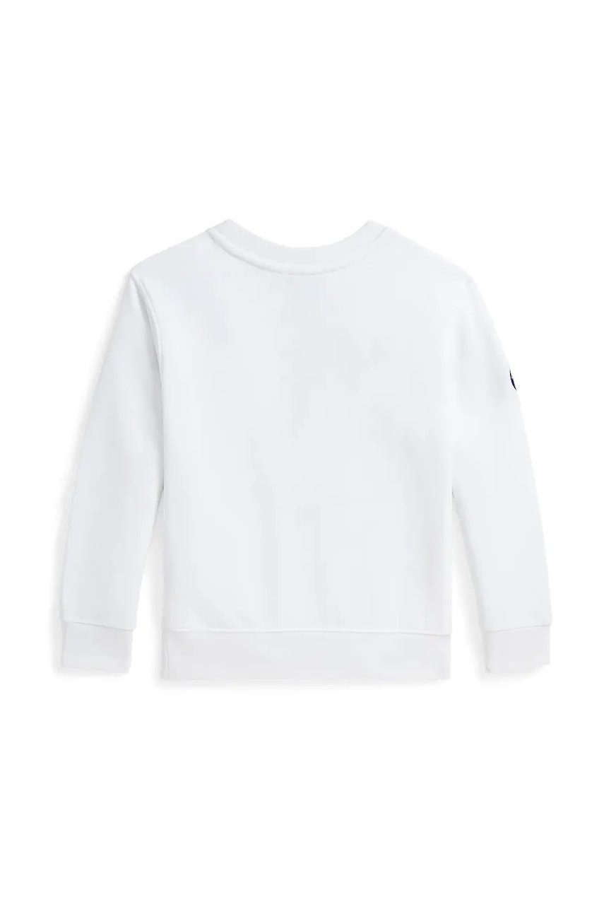 Детская кофта Polo Ralph Lauren Wimbledon Collection цвет белый с принтом 322970403001 Детская кофта Polo Ralph Lauren Wimbledon Collection цвет белый с принтом 322970403001