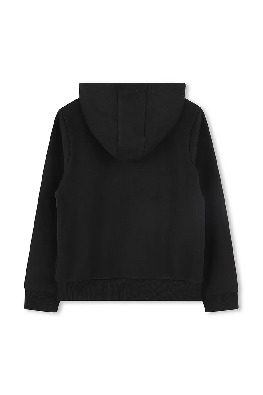 Детская хлопковая кофта Kenzo Kids с капюшоном с принтом K61124